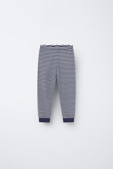 Toddler Cotton Leggings | Step Pattern