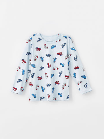 Toddler Boy's Pure Cotton All Over Print T-shirt