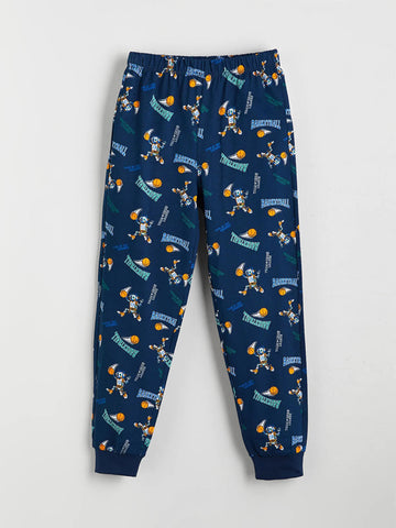Boy's Cotton Fabric Jogger Pants