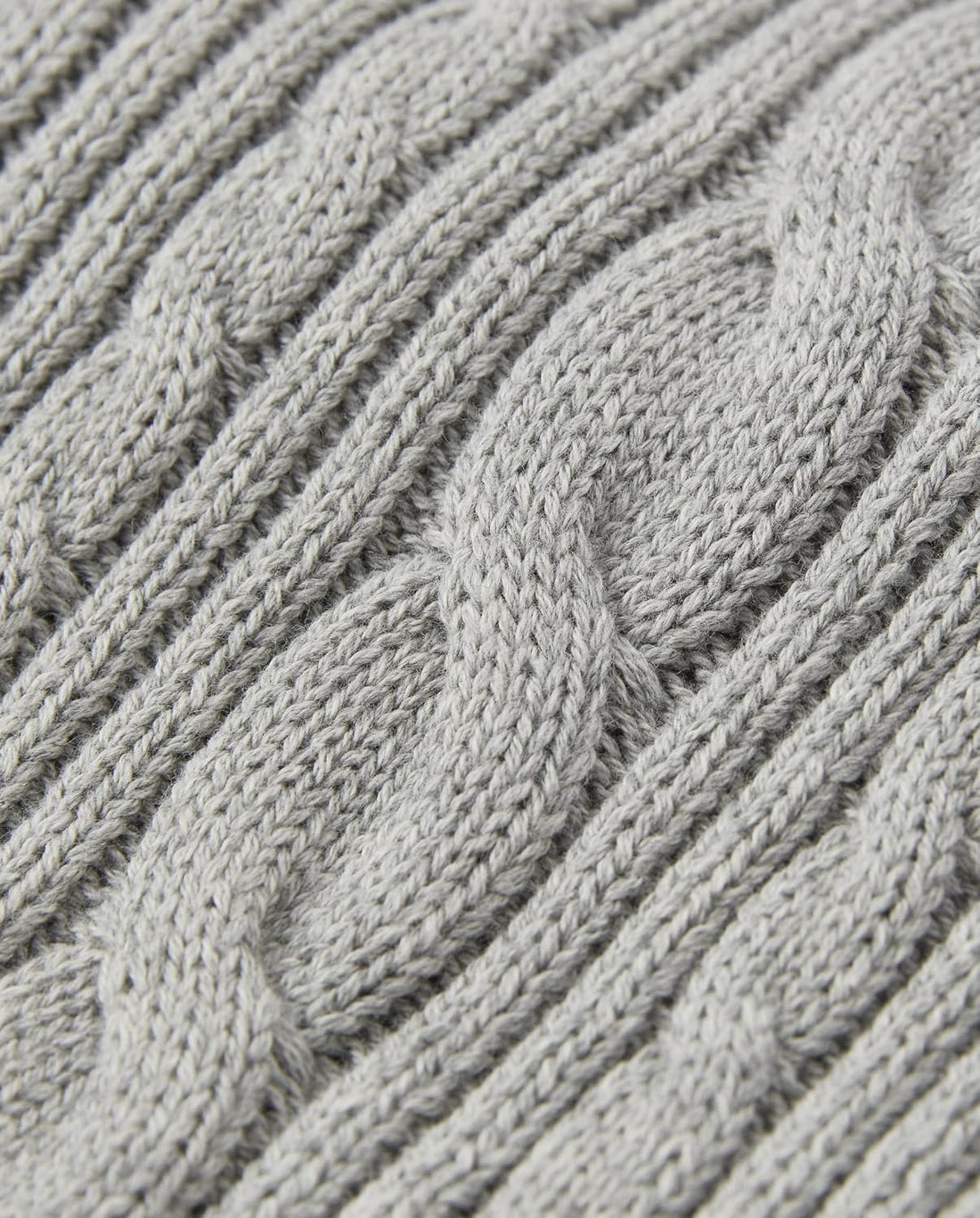 Classic Italian Shawl Collar Sweater | Heather Grey