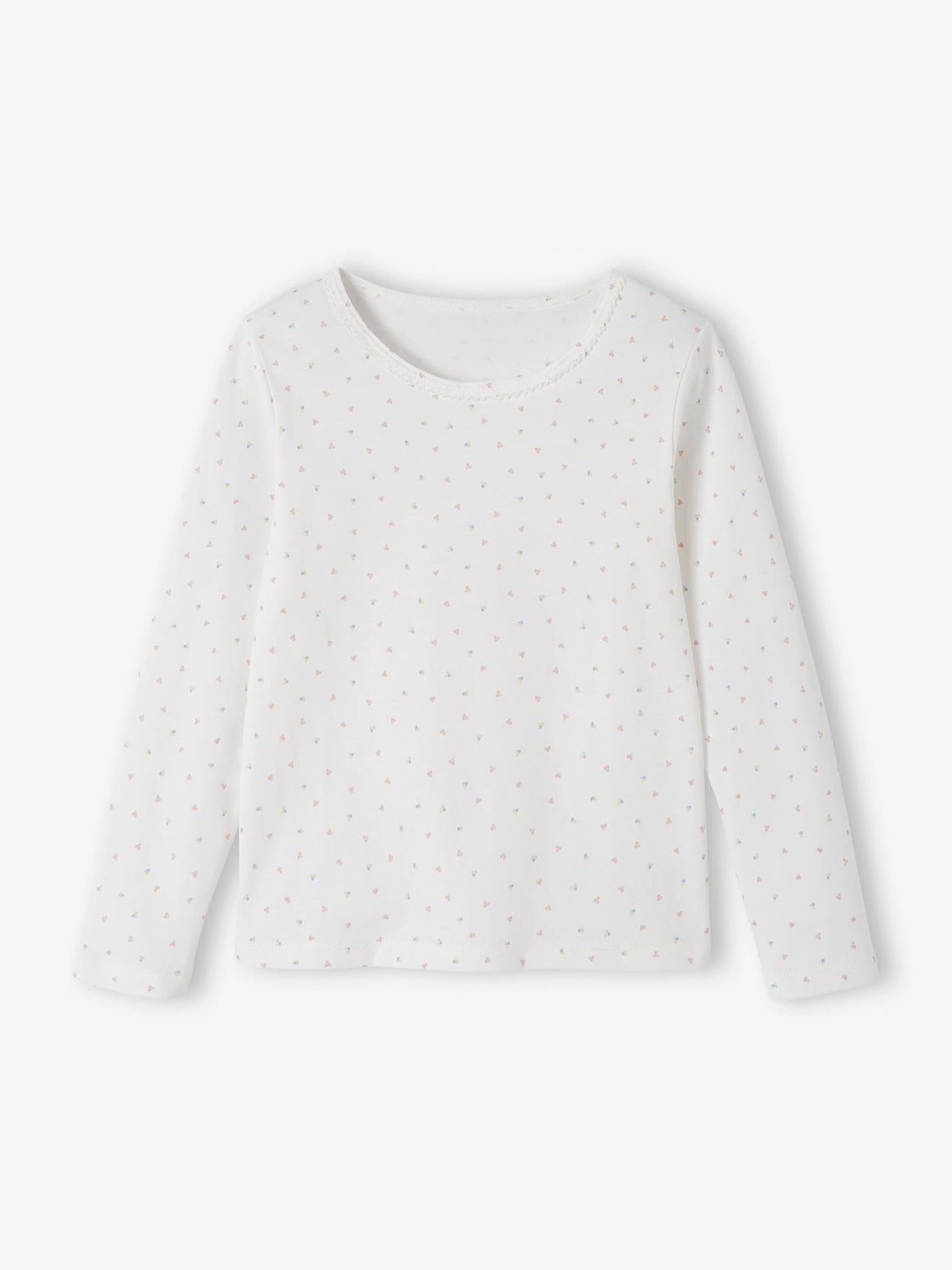 Girl's Long-Sleeve Cotton Top