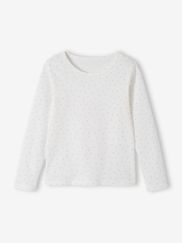 Girl's Long-Sleeve Cotton Top