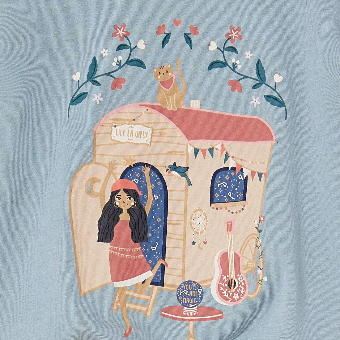 Girl's Pure Cotton Long Sleeve T-shirt