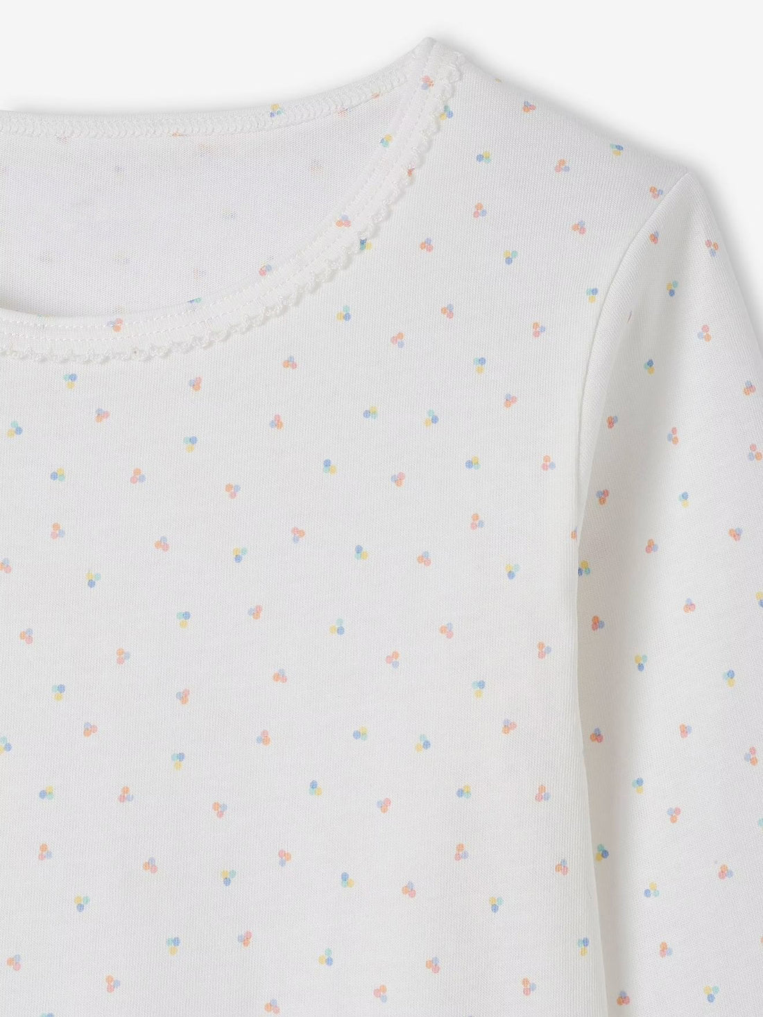 Girl's Long-Sleeve Cotton Top