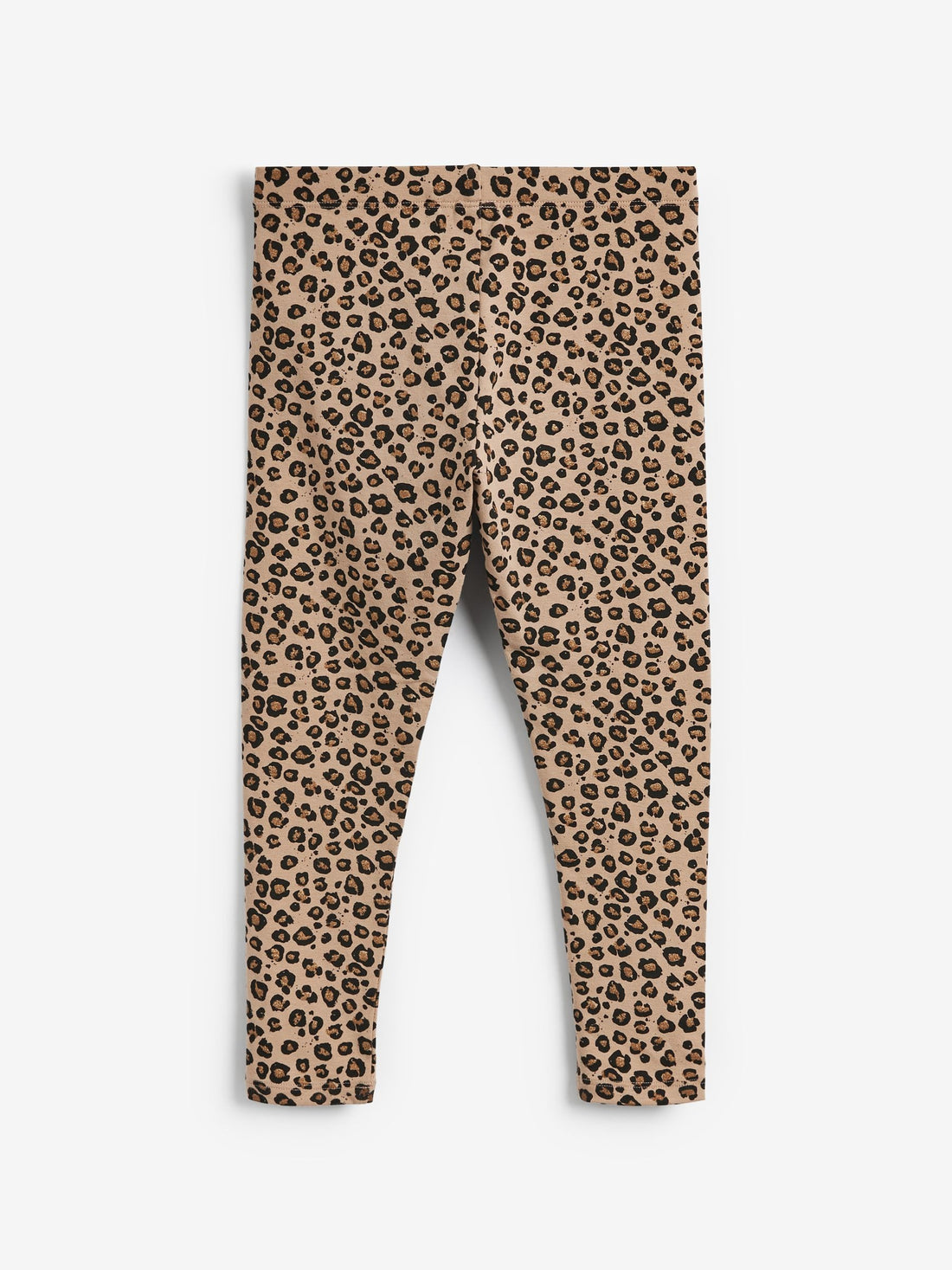 Toddler Girls’ Cotton Leopard Print Leggings – Tan