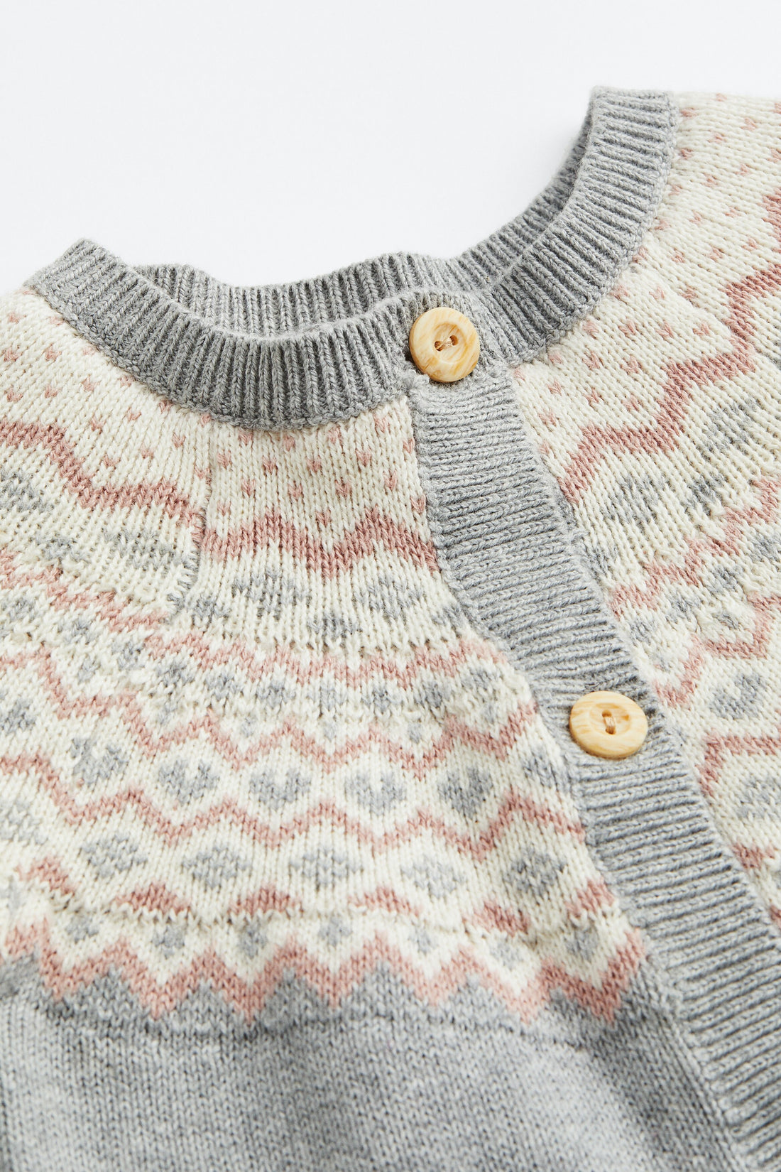 Knitted Baby Romper Set