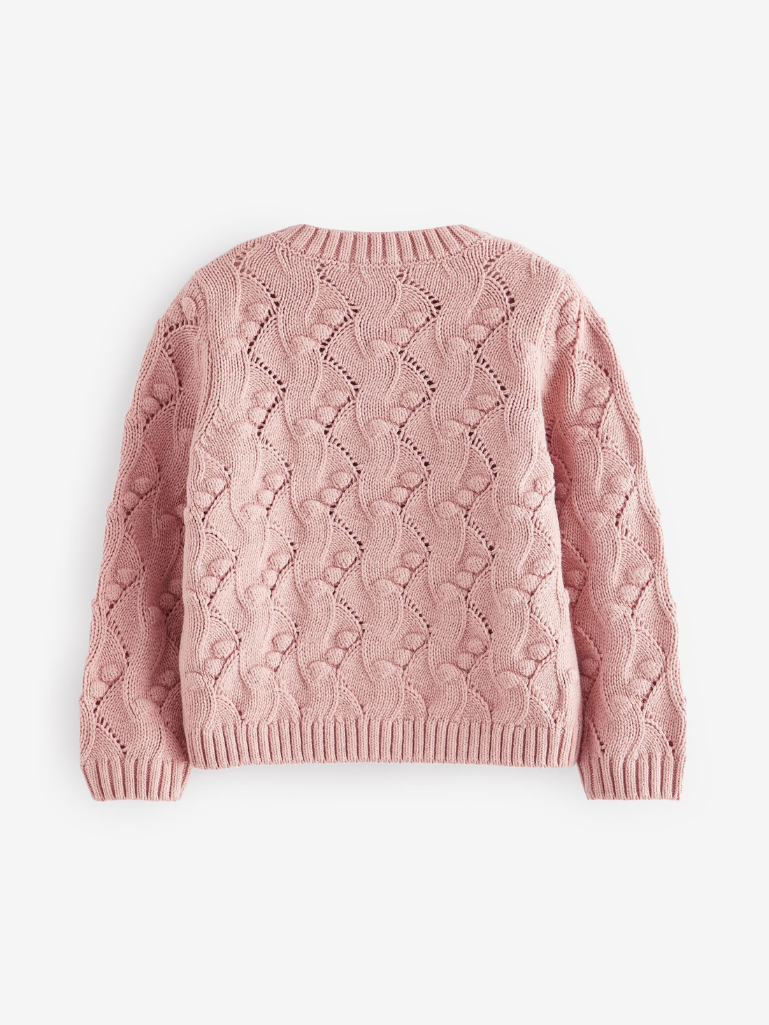 Infant Girl's Blush Pink Knit Cardigan