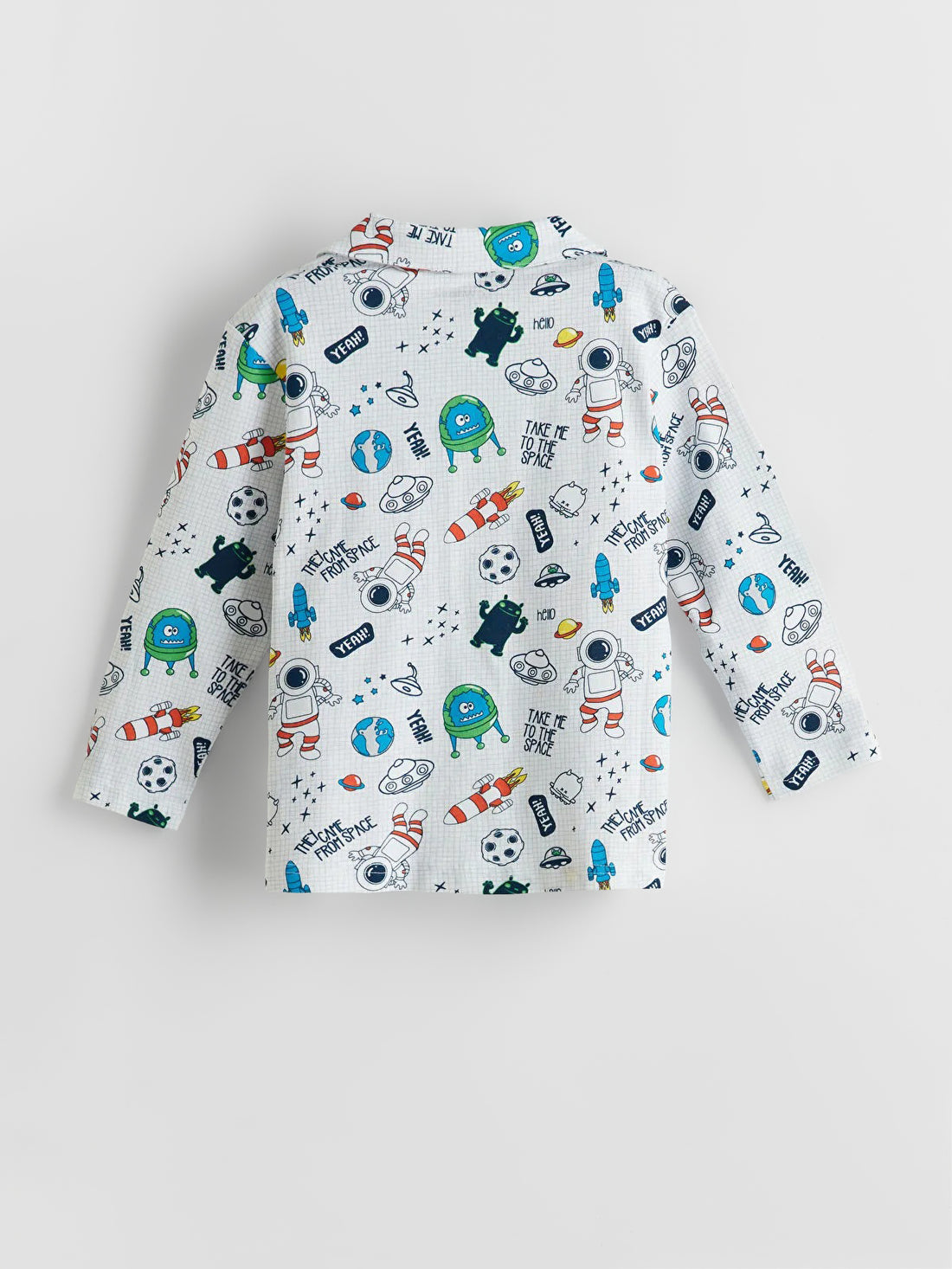 Pure Cotton All Over Print Long Sleeve T-shirt