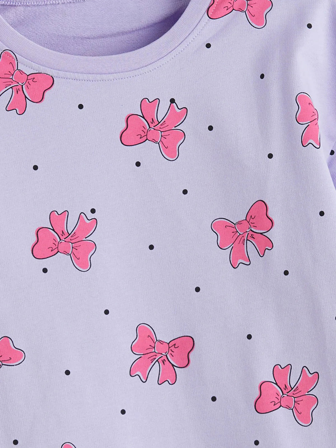 Girls' Bubblegum Bows Printed Sweatshirt