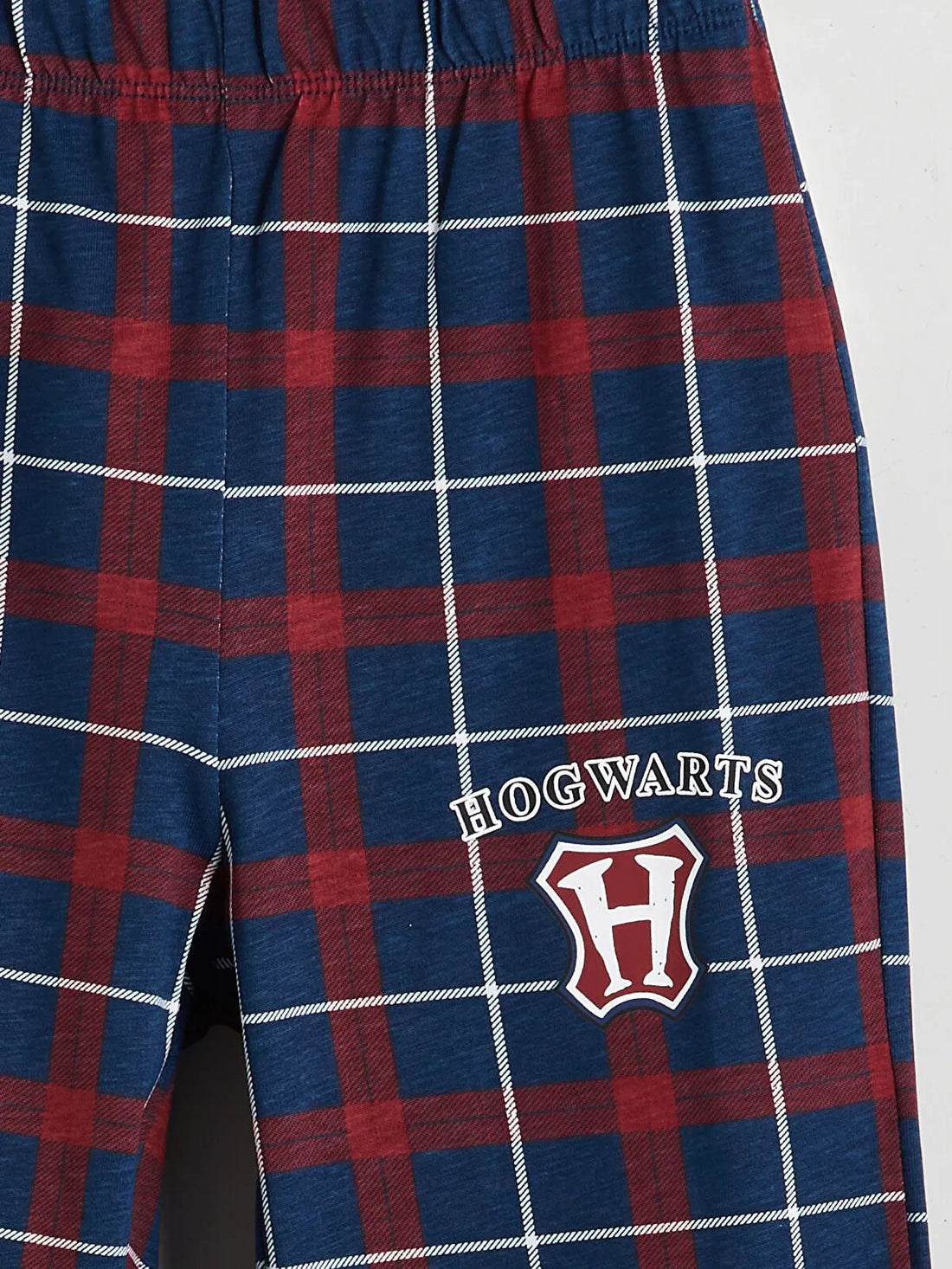 Hogwarts Printed Plaid Joggers