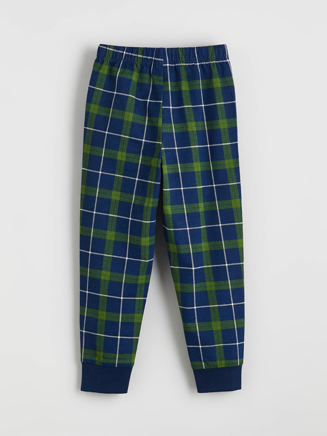 Boy's Plaid Jogger Sweat Pants | Forest Check