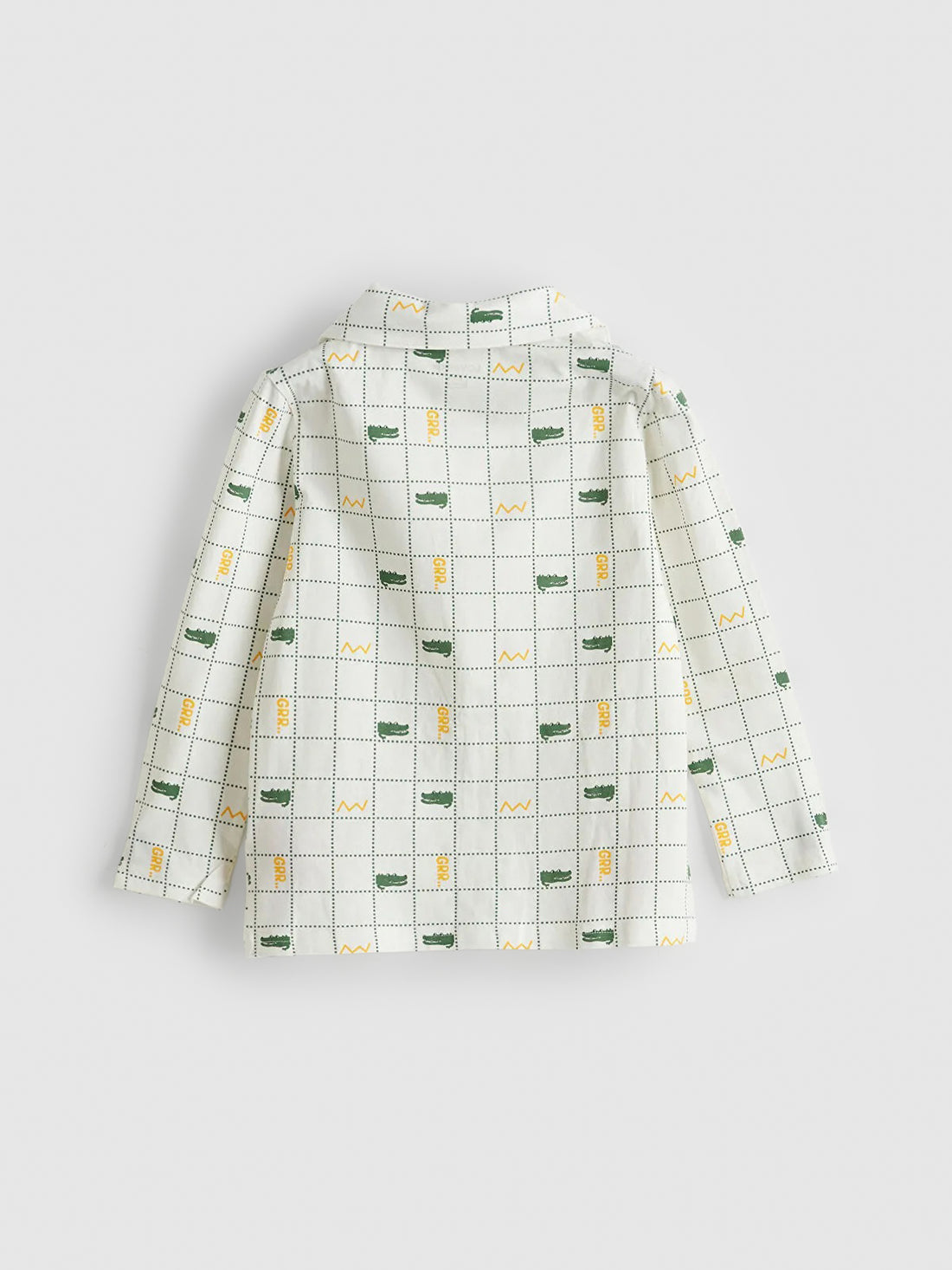 Pure Cotton Crocodile Print Shirt