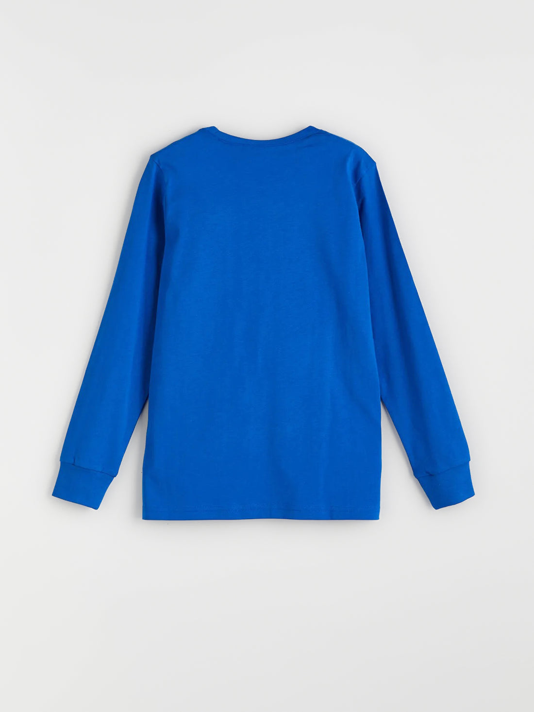 Long Sleeve Royal Blue Cotton Tee