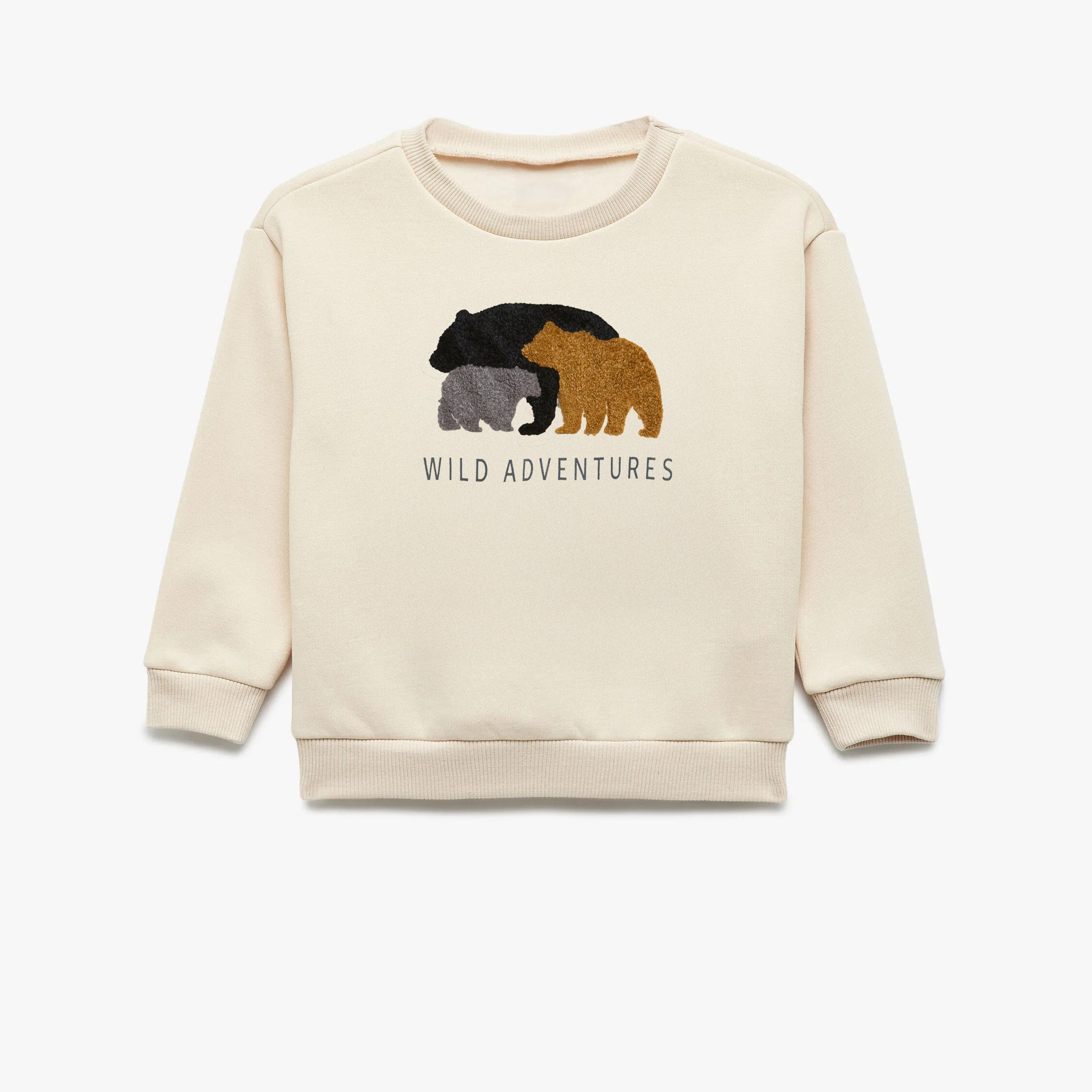 Kid's Cotton Sweatshirt | Cream