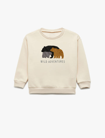 Kid's Cotton Sweatshirt | Cream