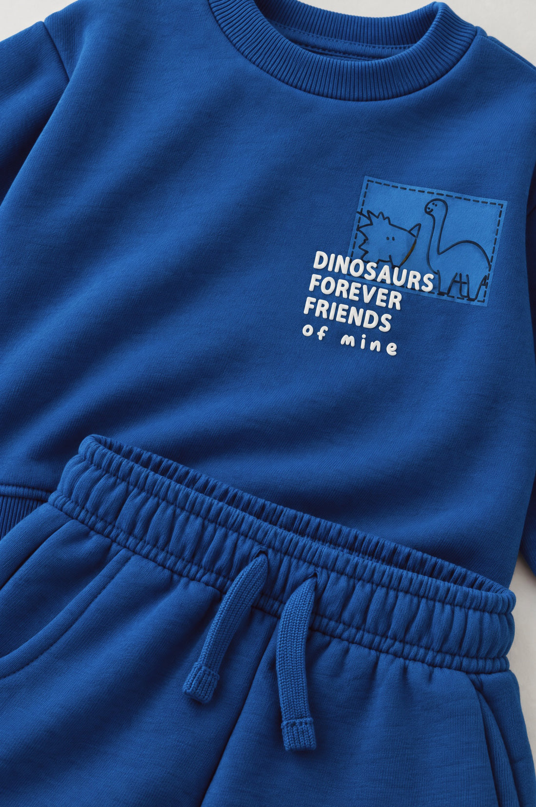 Infant Fleece 2-piece Sweatshirt & Jogger Set – Royal Blue
