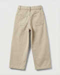 Kid's Relaxed Fit Denim Pant - Beige