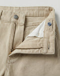 Kid's Relaxed Fit Denim Pant - Beige
