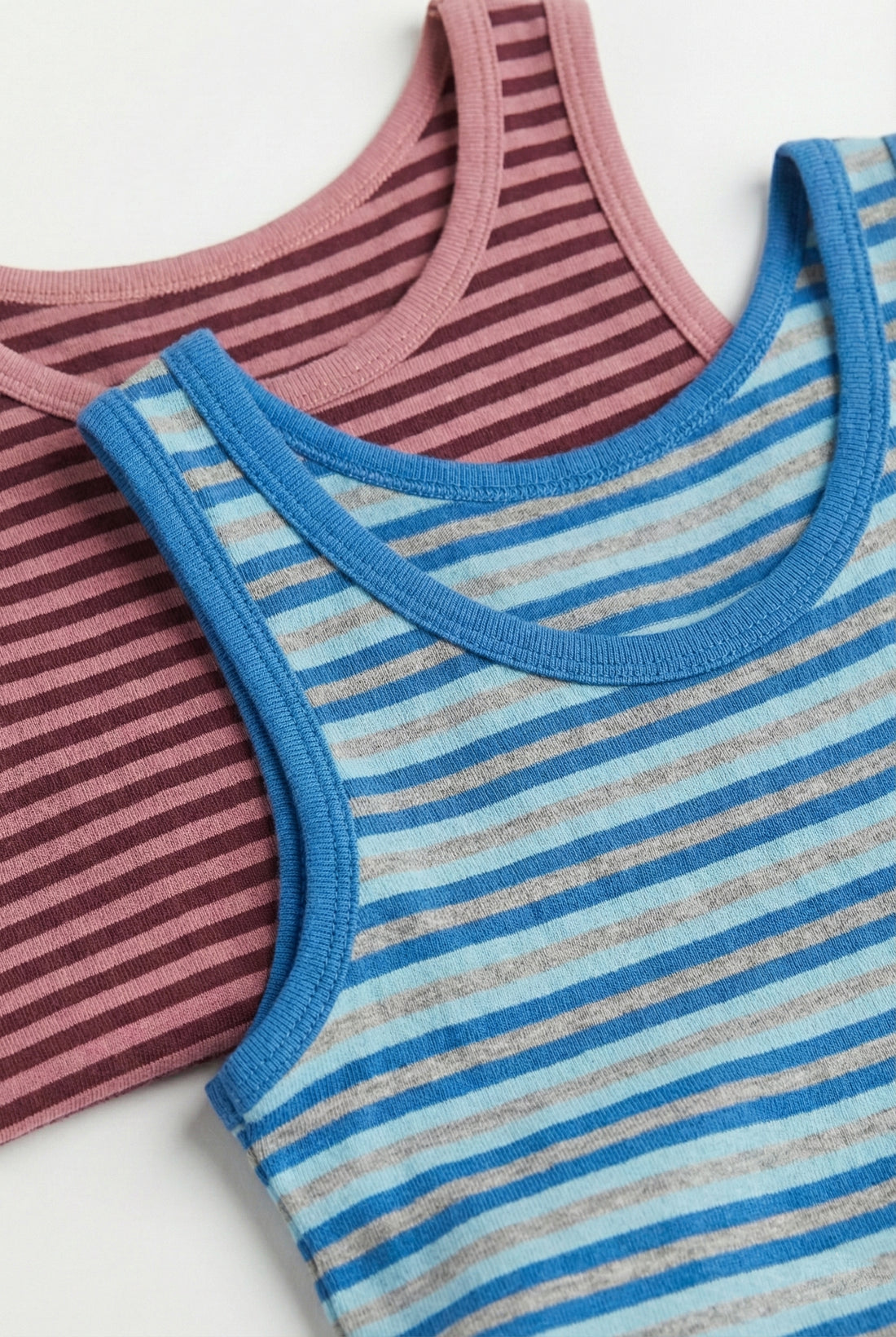 Toddler's 2-Pack Cotton Striped Tank Tops