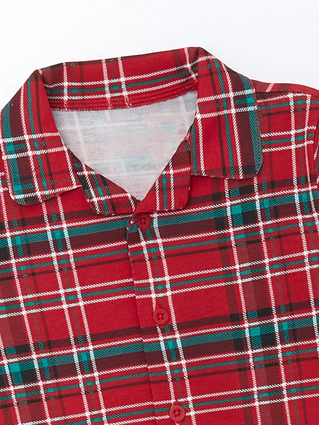 Toddler Baby Tops | Cotton, Red Checkered Long-Sleeve