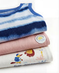 Pack of 3 Infant Tank Tops beige, salmon and blue