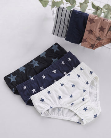 Boys Underwear - Cotton Brief, 5 pieces assorted pack