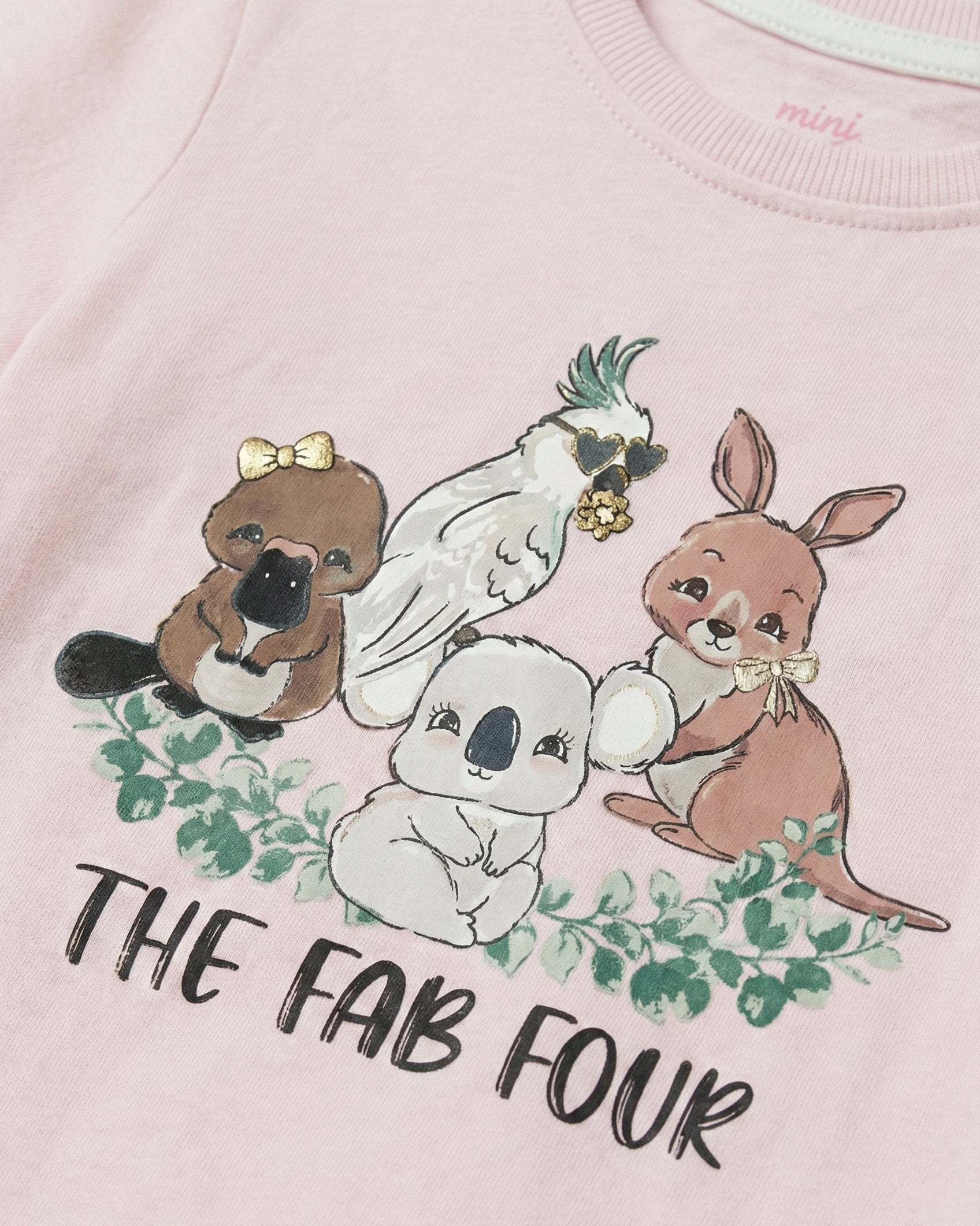 Toddler Girl's Light Pink Cotton T-Shirt