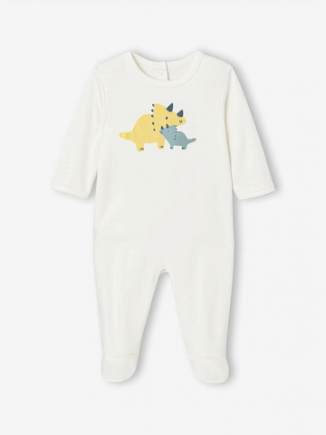 Pure Cotton Baby Romper | White