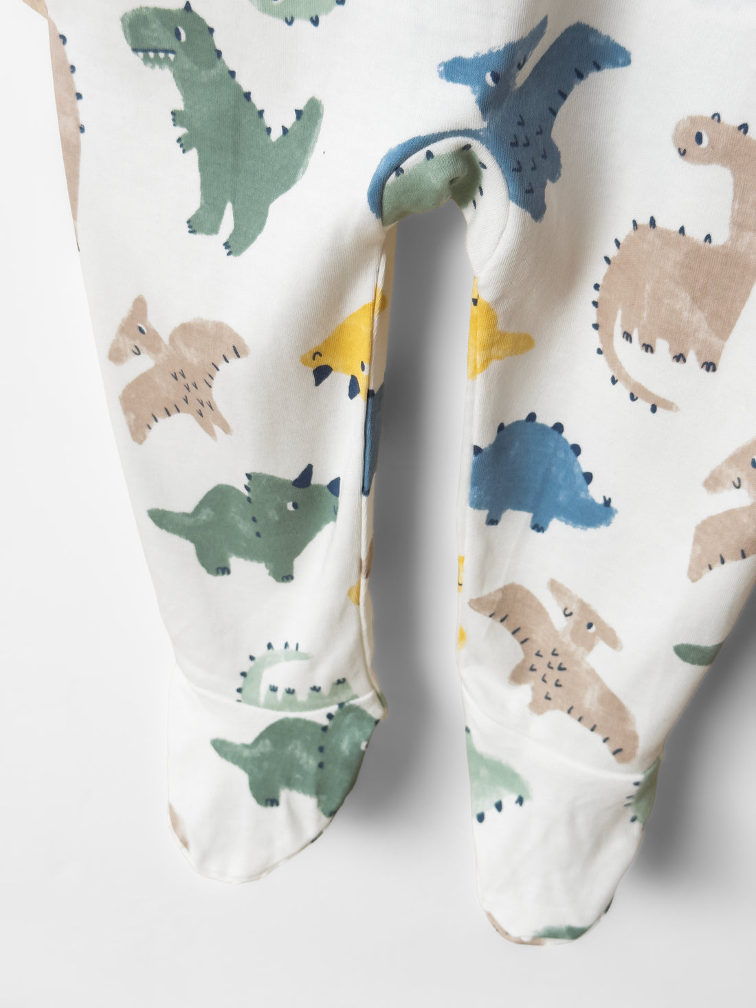 Soft Cotton Baby Romper | Dino Print