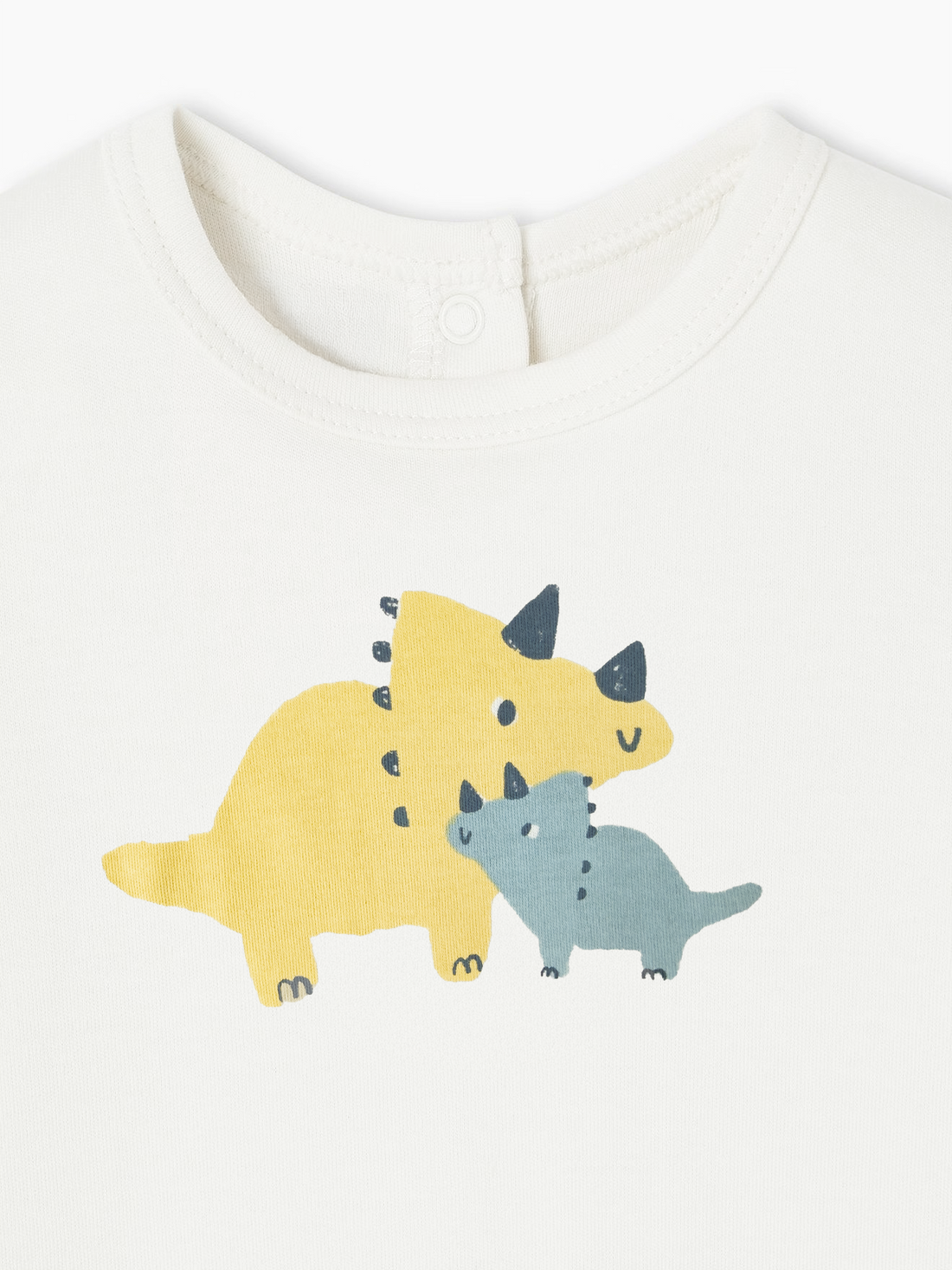 Pure Cotton Baby Romper | White