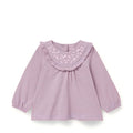 Ruffled Collar Girl’s Top