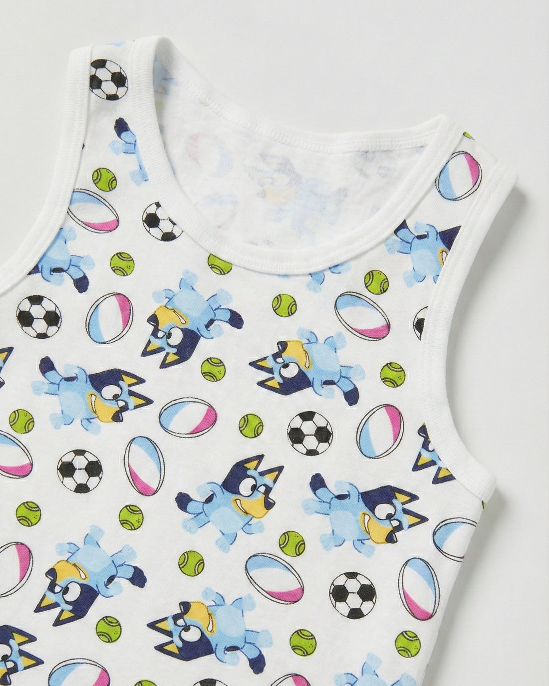 Soft Cotton Bluey Edition Tank Top | White