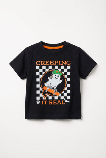 Toddler Cotton T-Shirt | Ghost