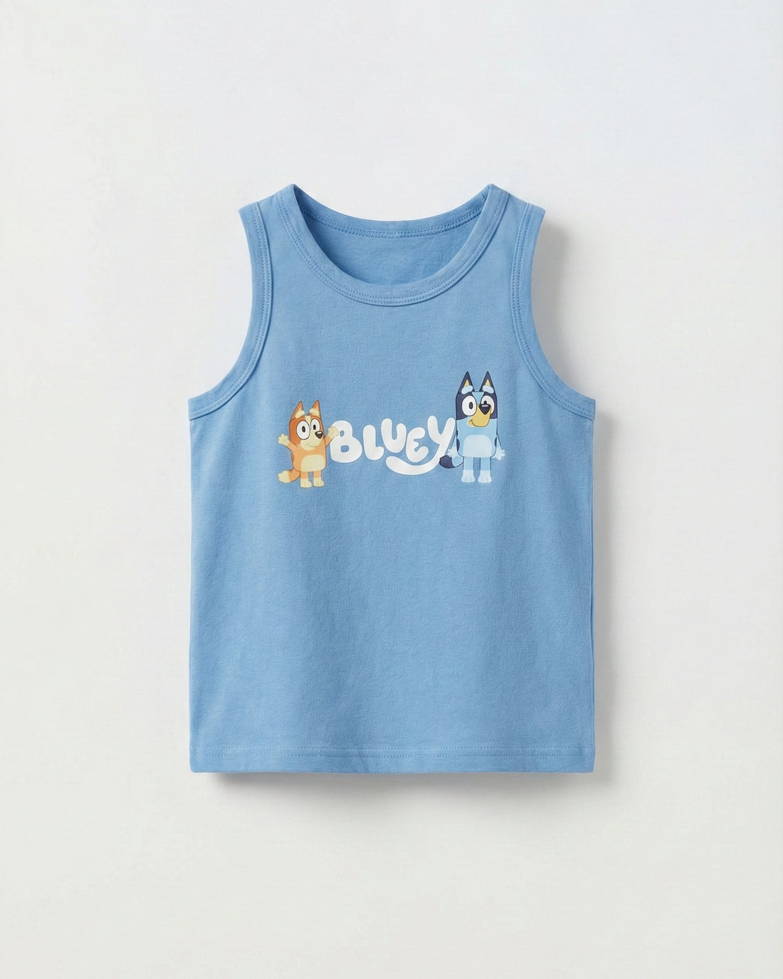 toddler blue colour tank top 