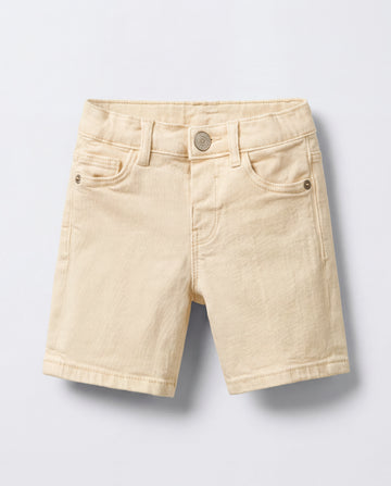 Toddler Regular Fit Bermuda Short - Ecru Cream