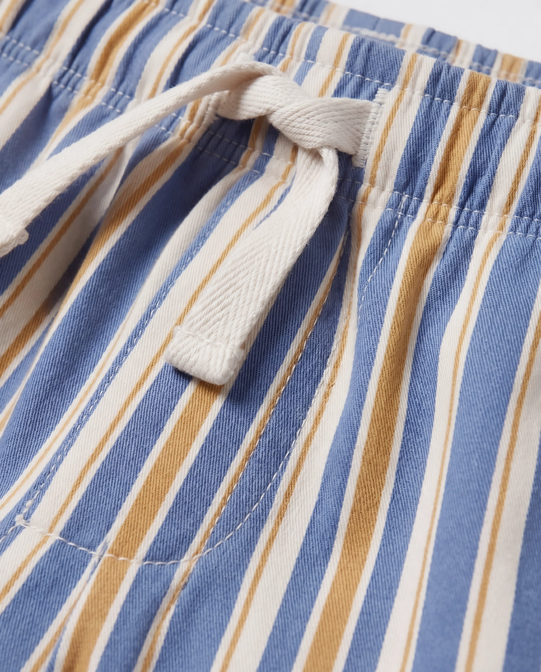 Toddler Stripe Pattern Cotton Short Pant