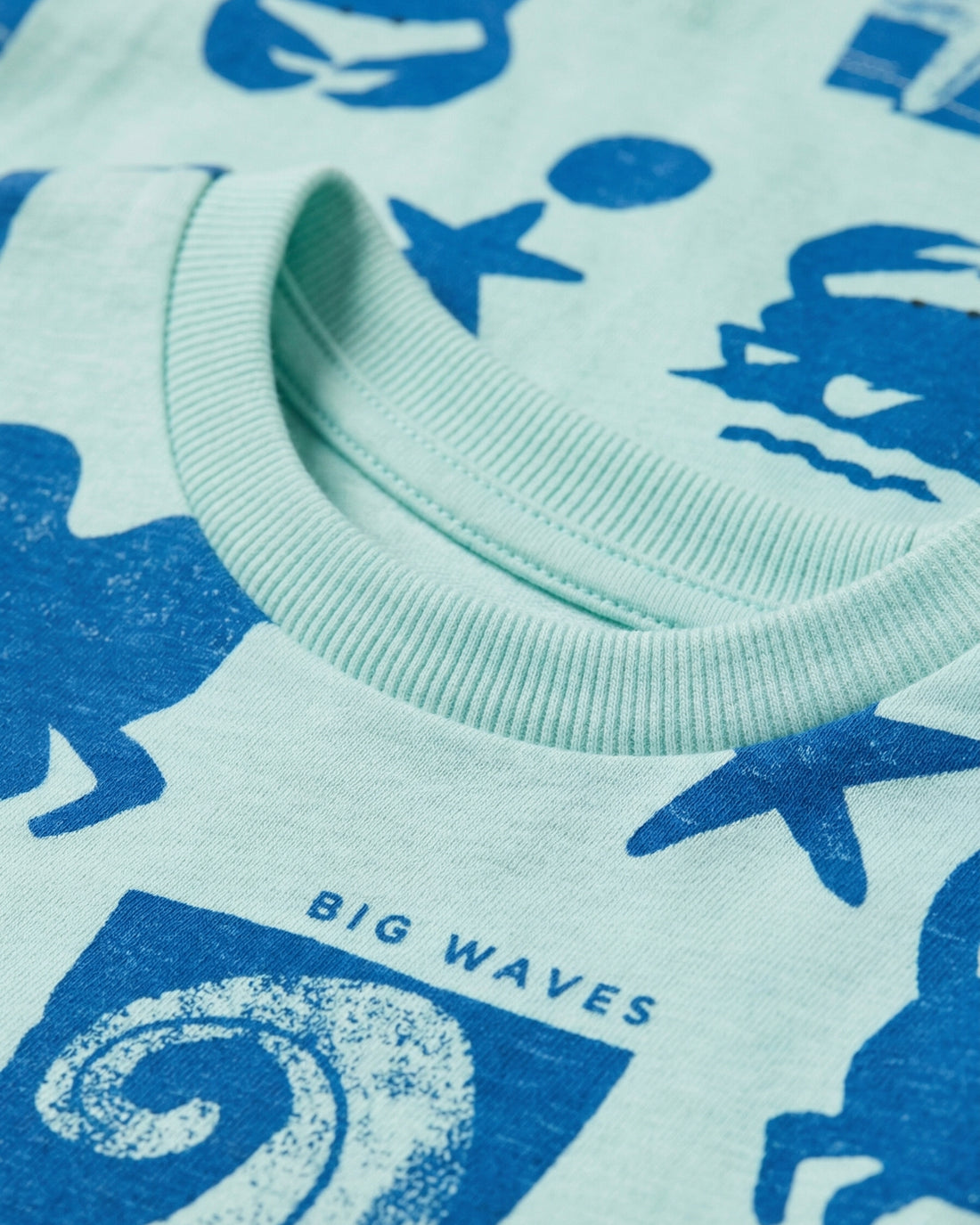 Toddler Boy's Boys Coastal Graphic Cotton Drop Shoulder T-Shirt