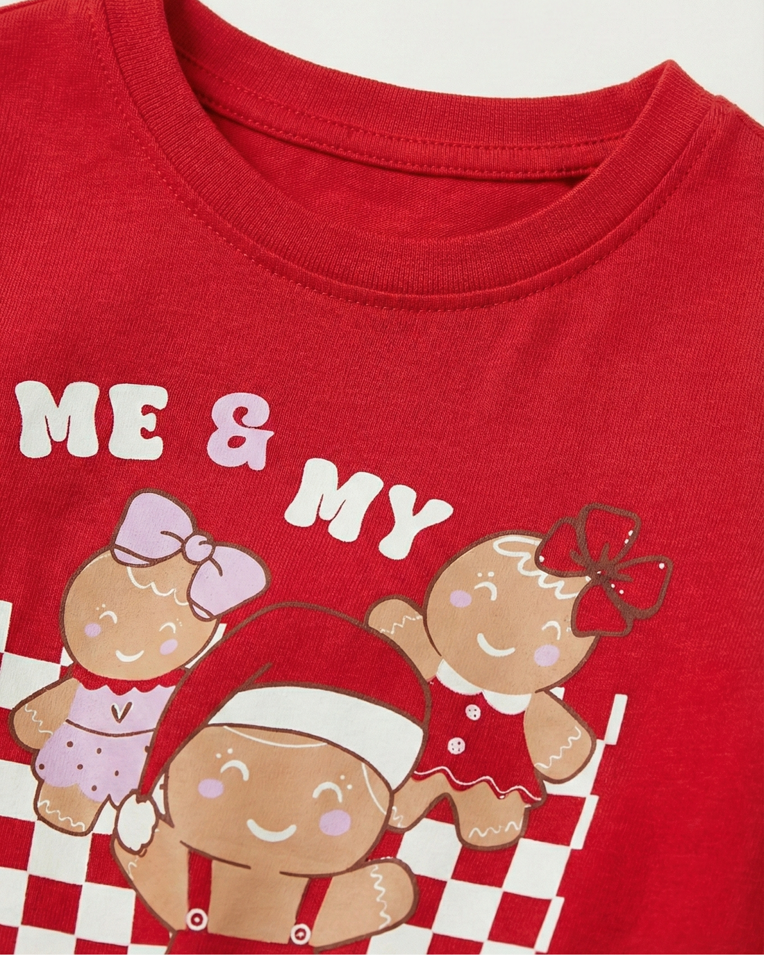 Toddler Girl's Half Sleeve Cotton red T-Shirt