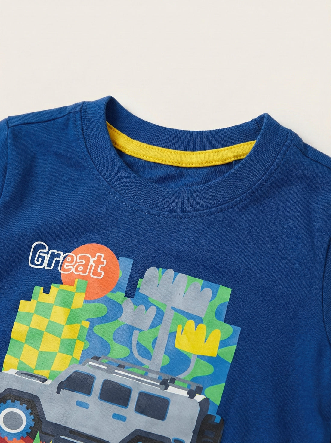 Toddler Blue Half Sleeve T-Shirt | Adventure