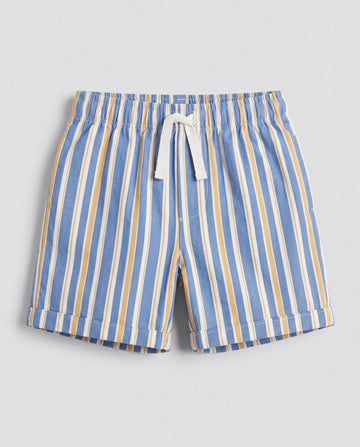 Toddler Stripe Pattern Cotton Short Pant