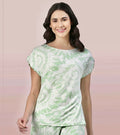 Ruffled trim tee and short set Ptex Ptex